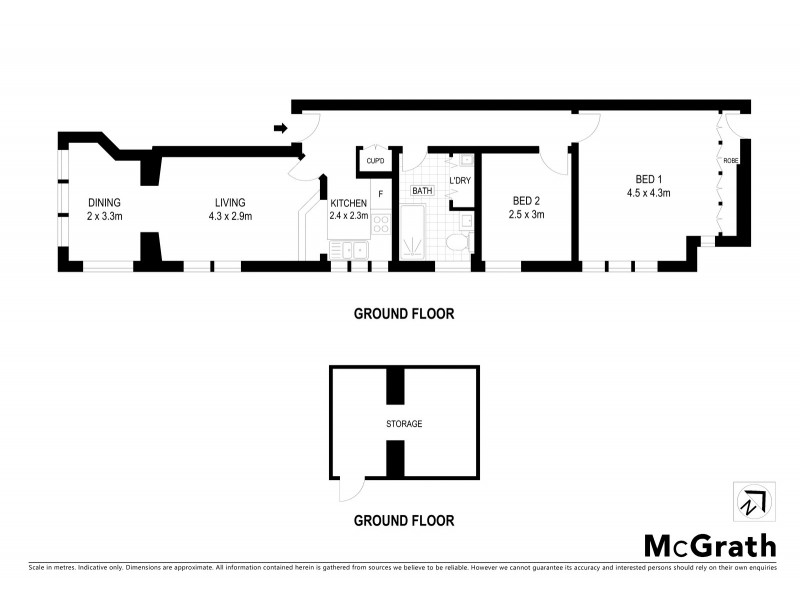 8/6 Waruda Street, Kirribilli NSW 2061 Floorplan