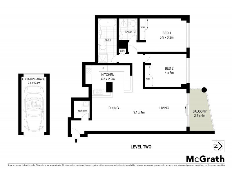 10/15 Herbert Street, Naremburn NSW 2065 Floorplan