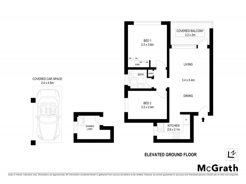 1/90 Raglan Street, Mosman NSW 2088 Floorplan