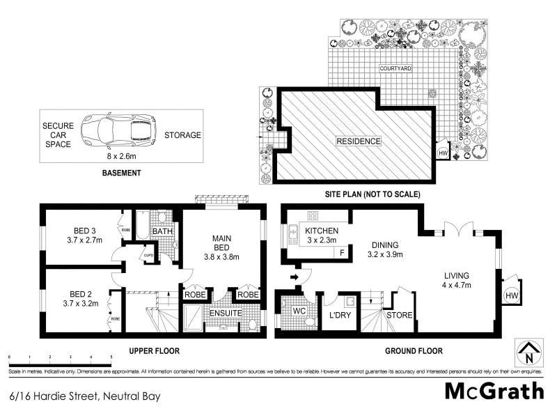 6/16 Hardie Street, Neutral Bay NSW 2089 Floorplan