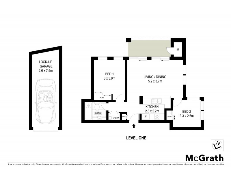 402/433 Alfred Street, Neutral Bay NSW 2089 Floorplan