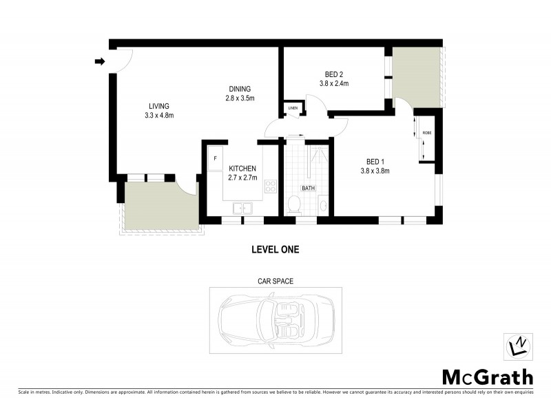 4/44 Morton Street, Wollstonecraft NSW 2065 Floorplan