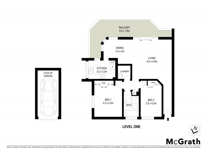 12/2 Parkes Road, Artarmon NSW 2064 Floorplan