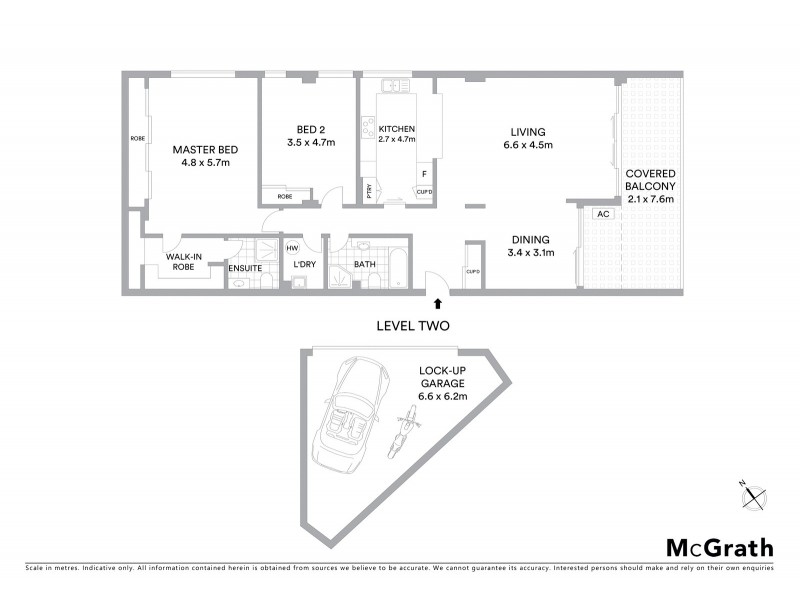 6/1 Bay View Street, Lavender Bay NSW 2060 Floorplan