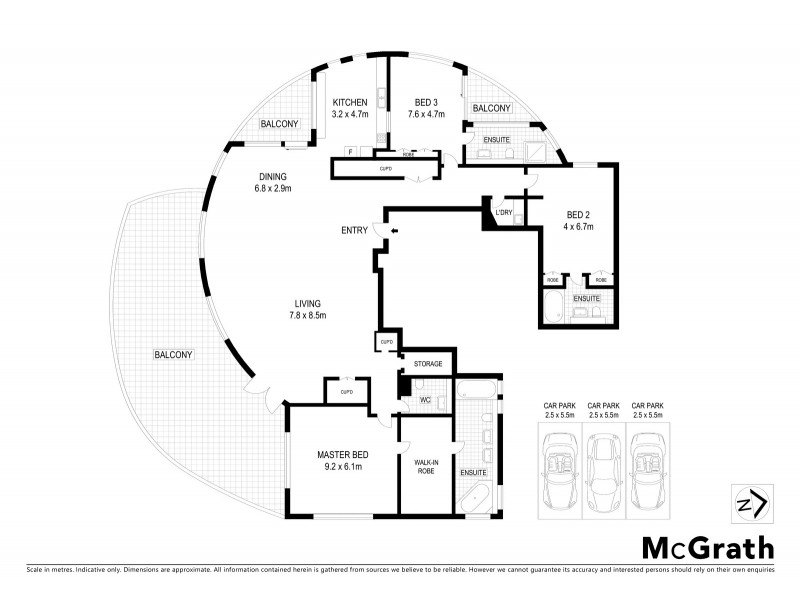 11/1 Northcliff Street, Milsons Point NSW 2061 Floorplan