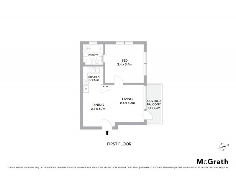15/180 Raglan Street, Mosman NSW 2088 Floorplan