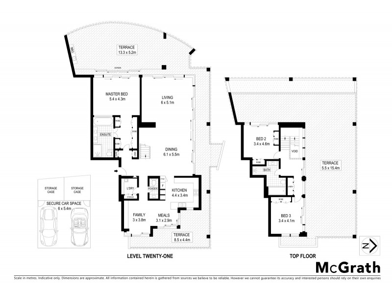 2103/55 Lavender Street, Milsons Point NSW 2061 Floorplan