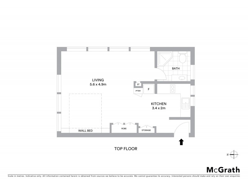 11/4A Hayes Street, Neutral Bay NSW 2089 Floorplan