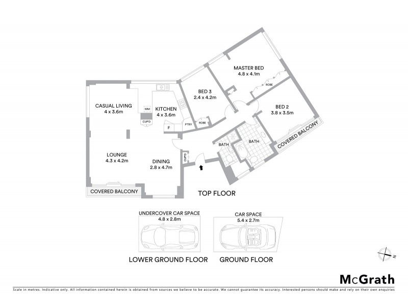 61/29 Carabella Street, Kirribilli NSW 2061 Floorplan