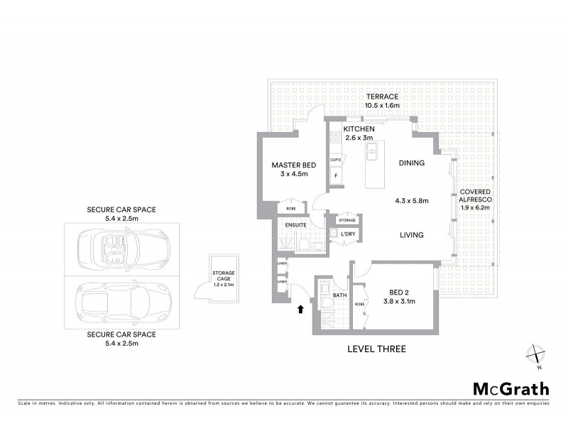 18/507 Military Road, Mosman NSW 2088 Floorplan