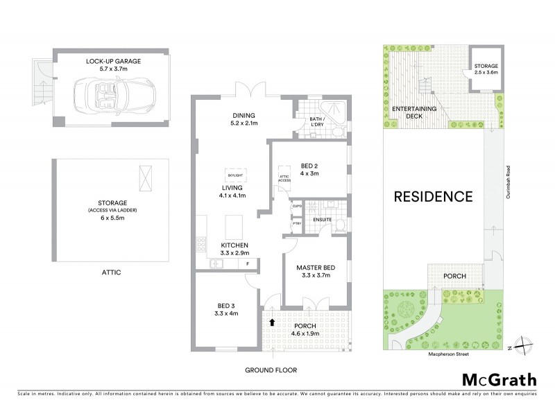 69 Macpherson Street, Mosman NSW 2088 Floorplan