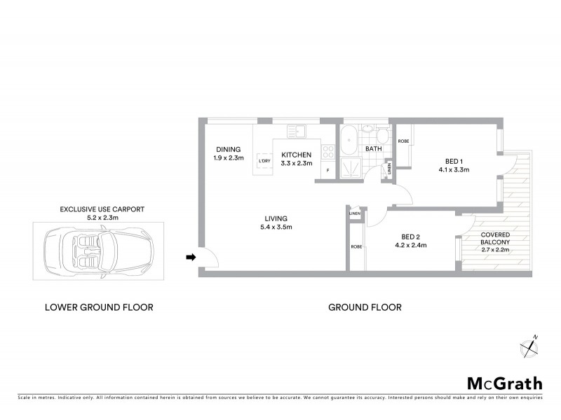 4/46 Milray Avenue, Wollstonecraft NSW 2065 Floorplan