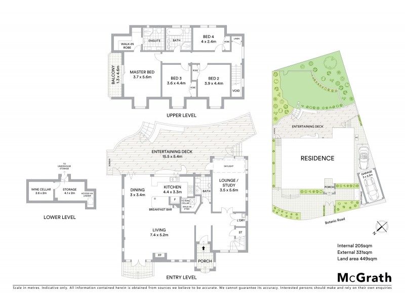 19 Botanic Road, Mosman NSW 2088 Floorplan