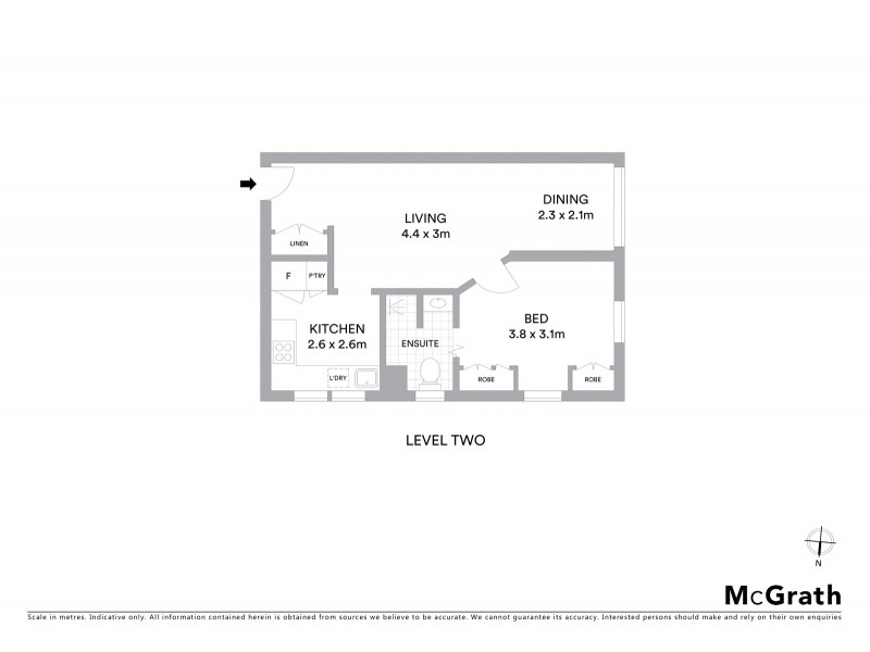 201/47 Carabella Street, Kirribilli NSW 2061 Floorplan