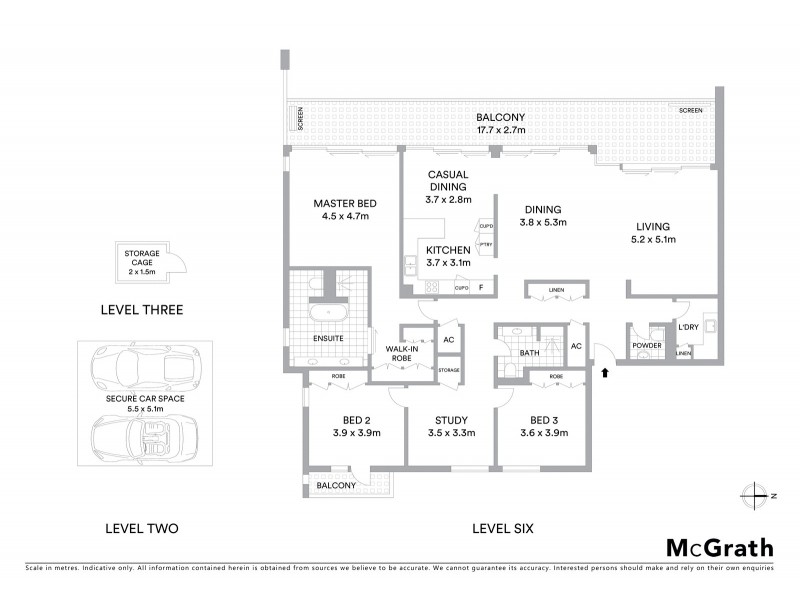 9/6 Cliff Street, Milsons Point NSW 2061 Floorplan