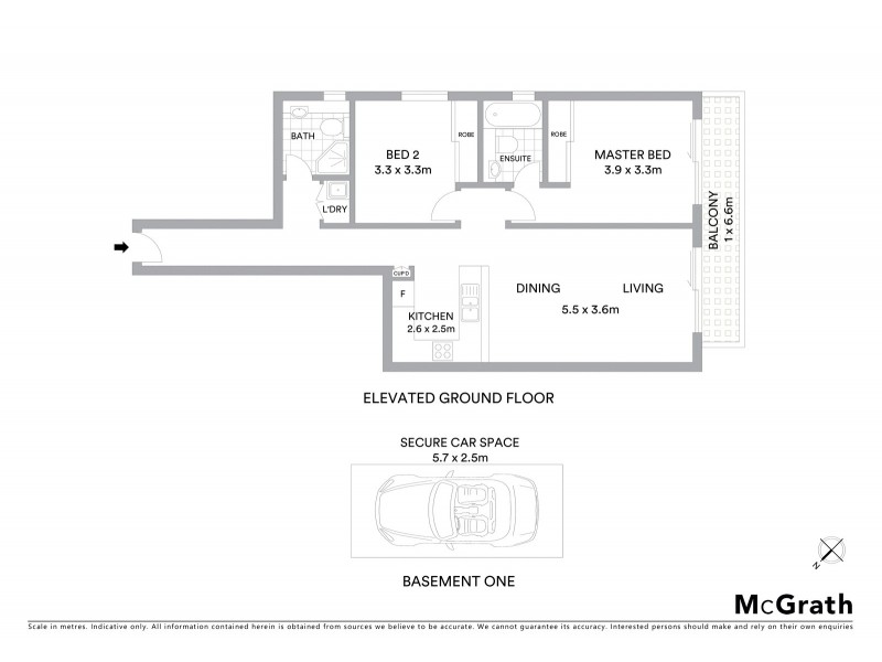 15/236 Pacific Highway, Crows Nest NSW 2065 Floorplan