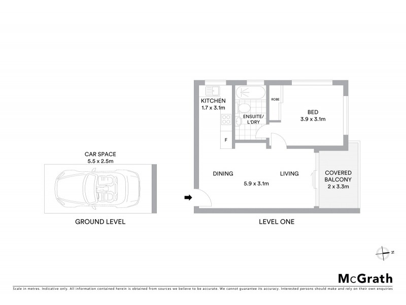 9/8 Hardie Street, Neutral Bay NSW 2089 Floorplan