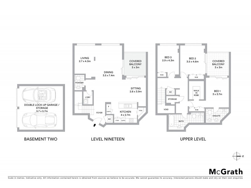 1902/2 Dind Street, Milsons Point NSW 2061 Floorplan