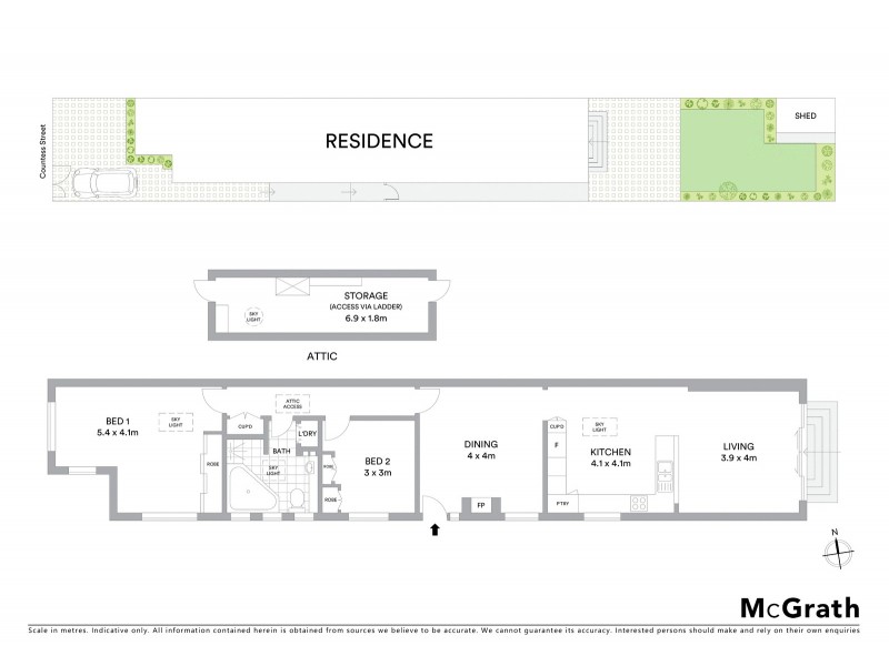 17 Countess Street, Mosman NSW 2088 Floorplan