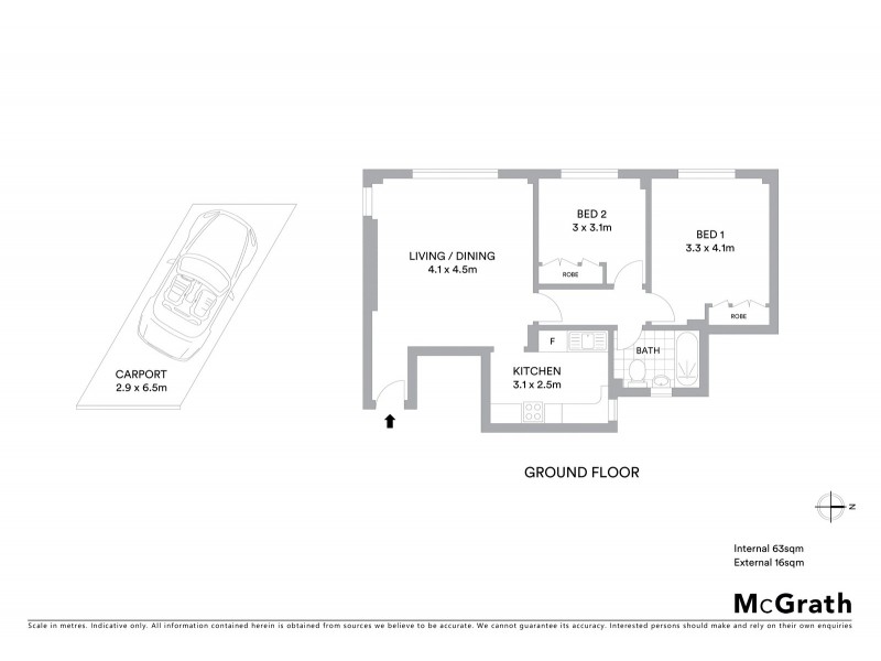 2/36 Wycombe Road, Neutral Bay NSW 2089 Floorplan