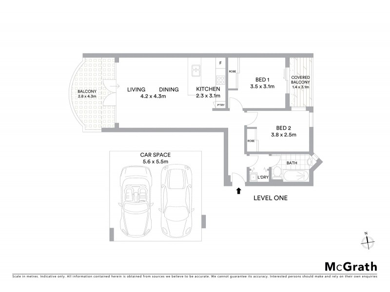 5/156 Spit Road, Mosman NSW 2088 Floorplan