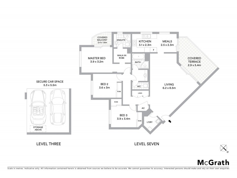 7A/2 King Street, Waverton NSW 2060 Floorplan