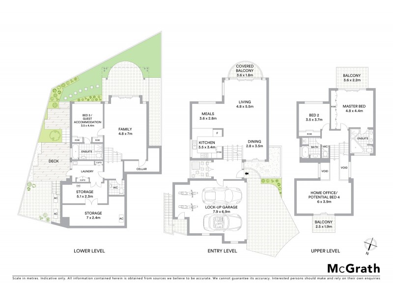 50 Walumetta Drive, Wollstonecraft NSW 2065 Floorplan
