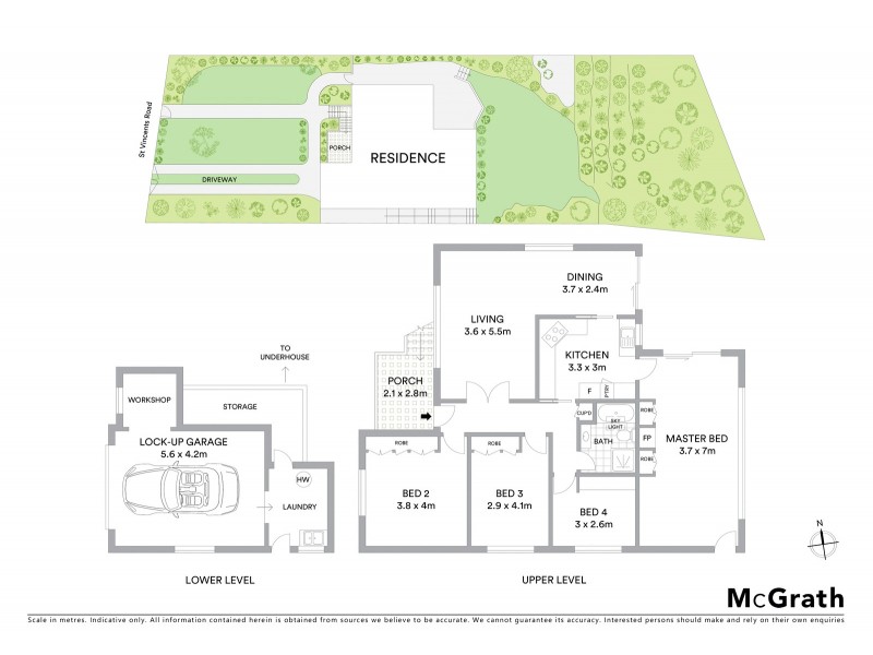 16 St Vincents Road, Greenwich NSW 2065 Floorplan
