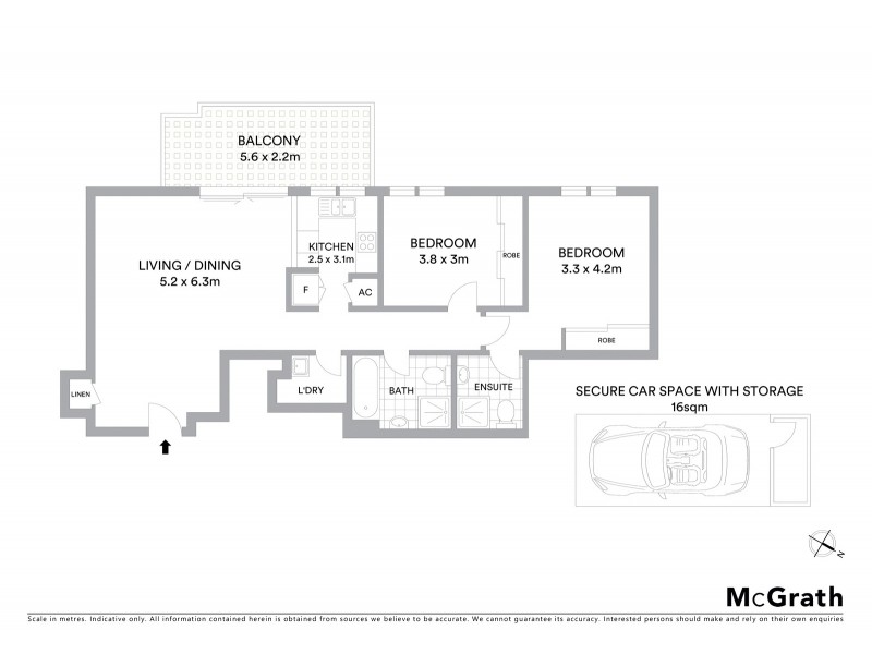 62/13 Herbert Street, St Leonards NSW 2065 Floorplan