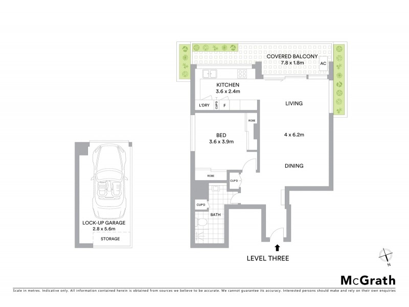20/192 Ben Boyd Road, Neutral Bay NSW 2089 Floorplan
