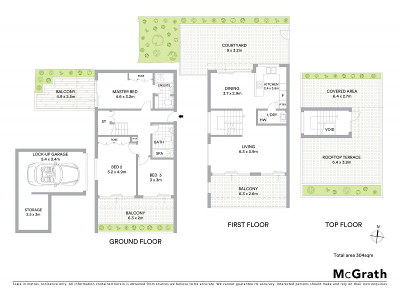10/66 Bent Street, Neutral Bay NSW 2089 Floorplan