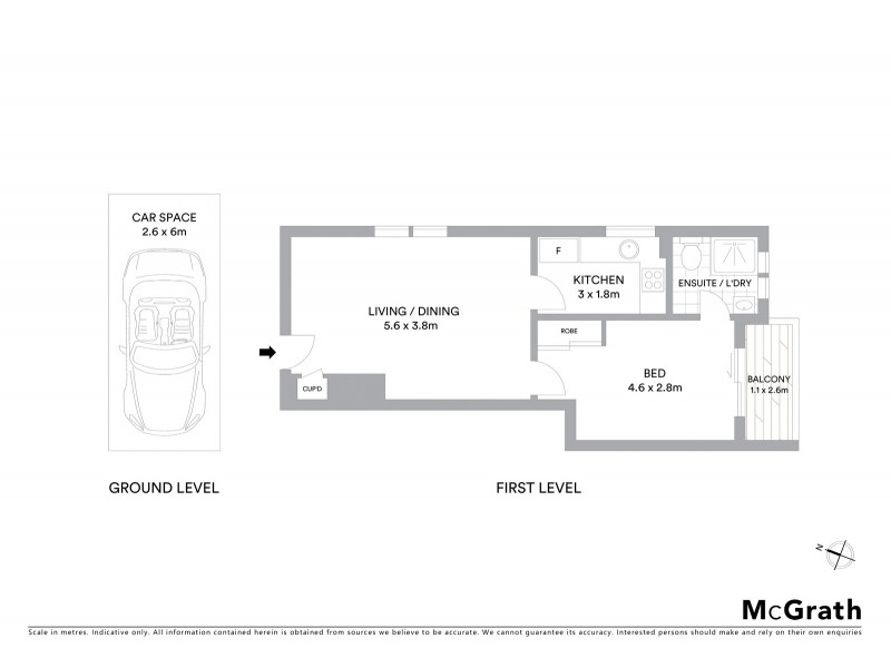 5/5 Rocklands Road, Wollstonecraft NSW 2065 Floorplan