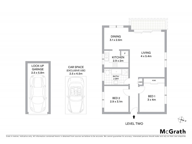 3/3 Milner Crescent, Wollstonecraft NSW 2065 Floorplan
