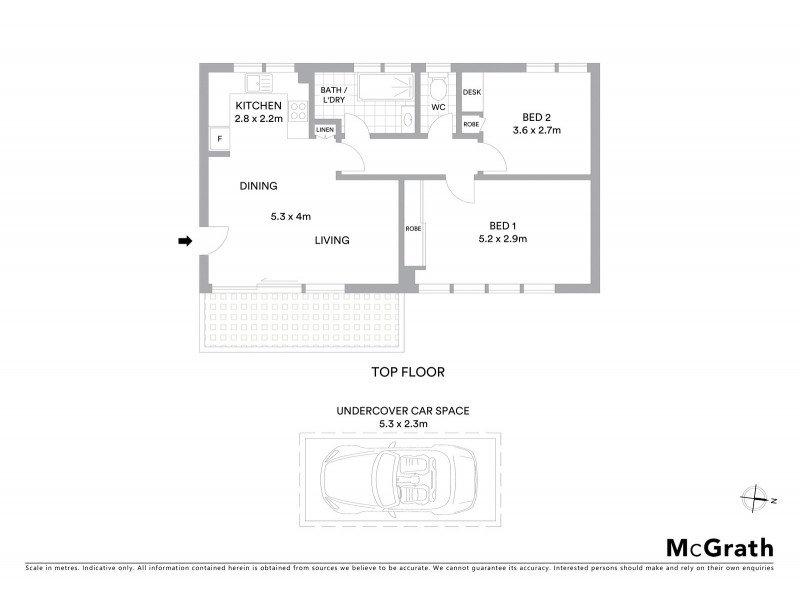 11/19 Rosalind Street, Cammeray NSW 2062 Floorplan