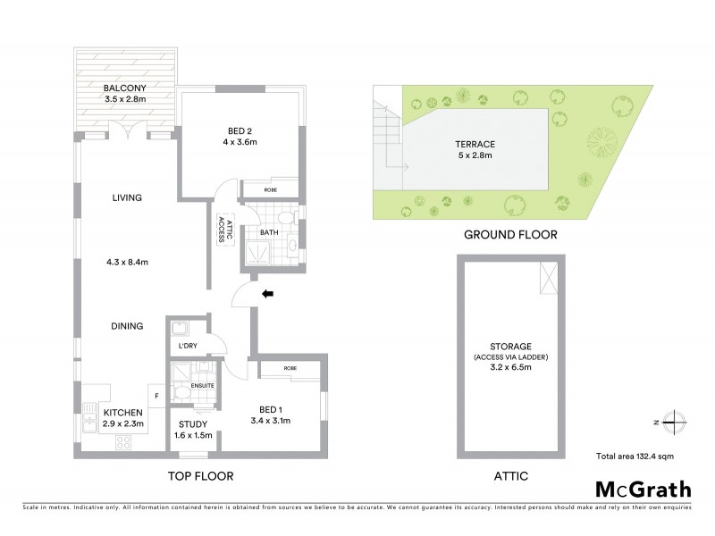 2/5 East Avenue, Cammeray NSW 2062 Floorplan