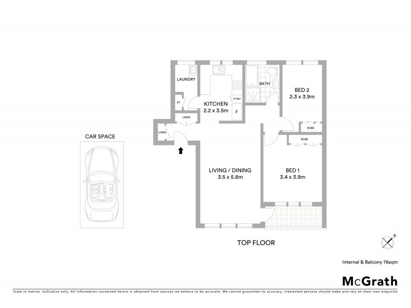 24/31 Bay Road, Waverton NSW 2060 Floorplan