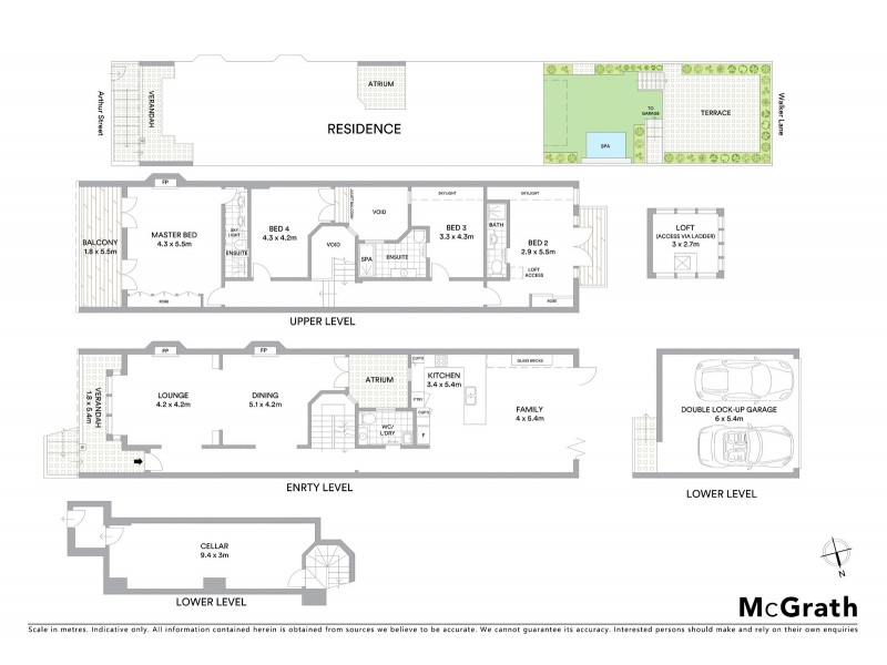 26 Arthur Street, Lavender Bay NSW 2060 Floorplan