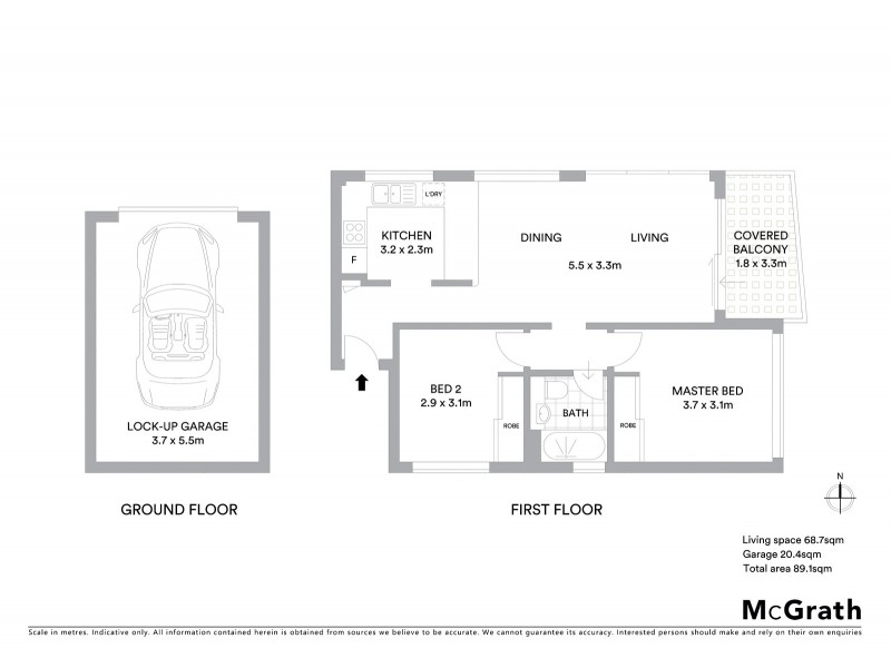 1/35 Moruben Road, Mosman NSW 2088 Floorplan