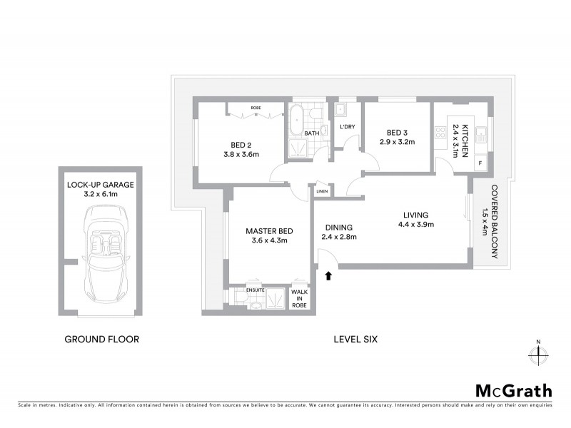 15/9 Wyagdon Street, Neutral Bay NSW 2089 Floorplan