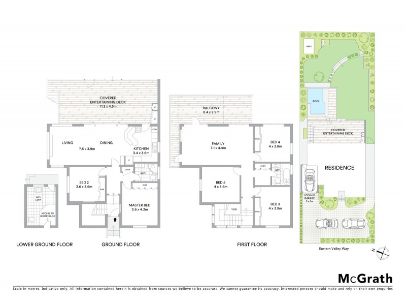 237 Eastern Valley Way, Middle Cove NSW 2068 Floorplan