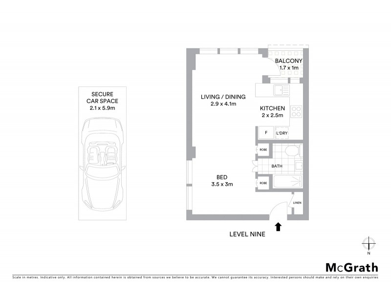 91/2 East Crescent Street, Mcmahons Point NSW 2060 Floorplan
