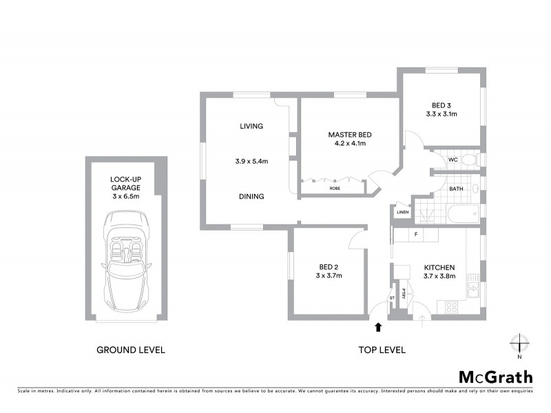 5/2A Telopea Street, Wollstonecraft NSW 2065 Floorplan