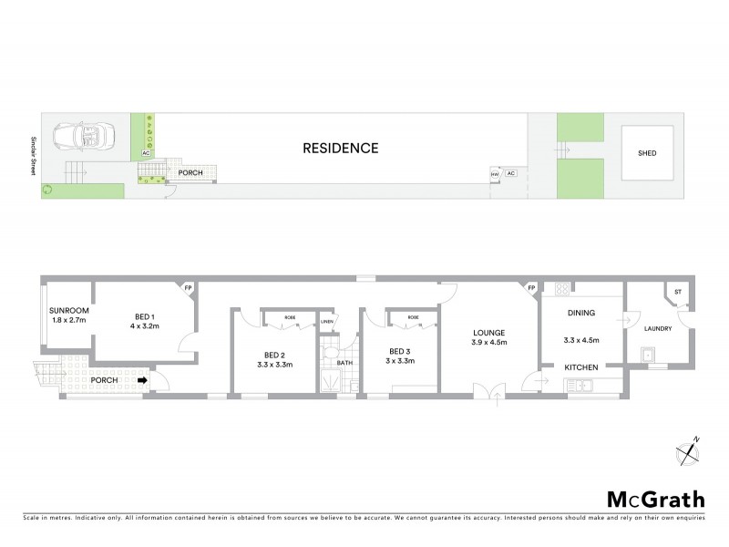 33 Sinclair Street, Wollstonecraft NSW 2065 Floorplan