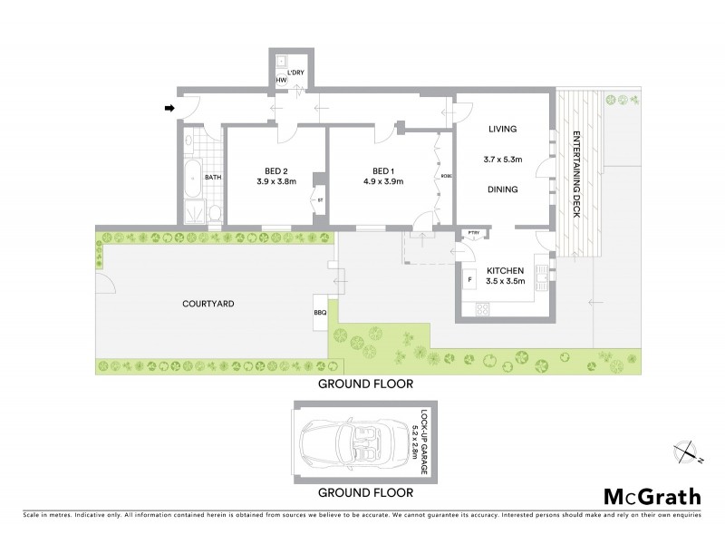 1/29 Bay Road, Waverton NSW 2060 Floorplan
