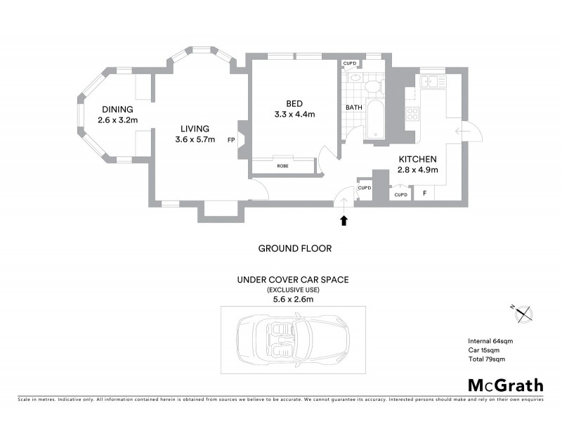 1/192B Kurraba Road, Neutral Bay NSW 2089 Floorplan