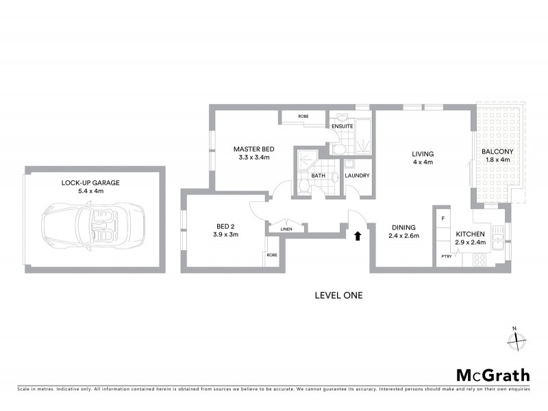 24/40 Rosalind Street, Cammeray NSW 2062 Floorplan