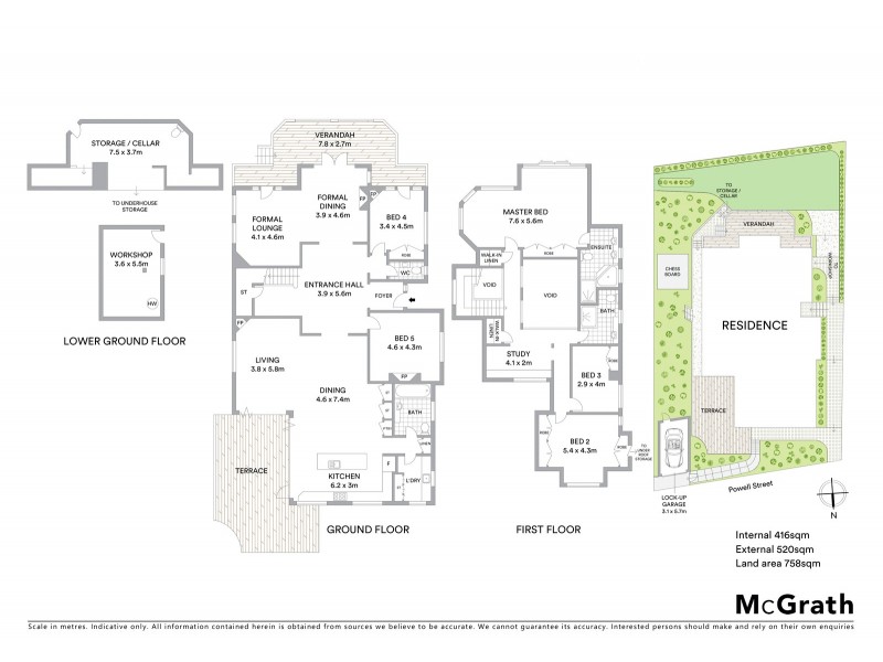 5 Powell Street, Neutral Bay NSW 2089 Floorplan