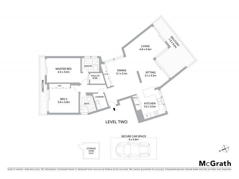 5/50 Upper Pitt Street, Kirribilli NSW 2061 Floorplan