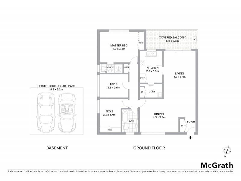 2/104 Bay Road, Waverton NSW 2060 Floorplan