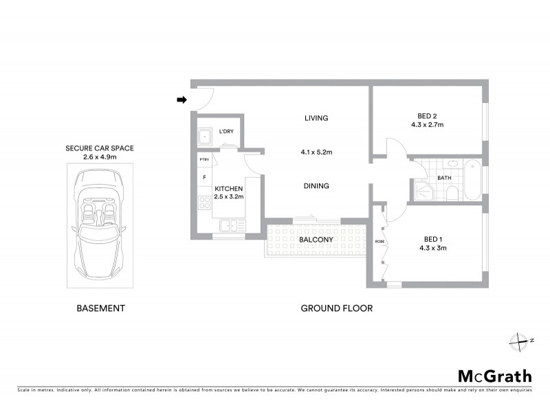 3/37 Rosalind Street, Cammeray NSW 2062 Floorplan